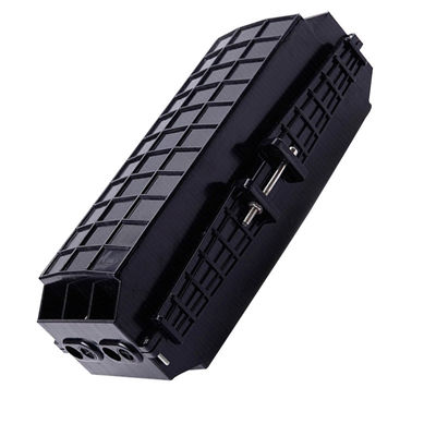 Оптический кросс из материала PC ABS на 48 волокон, горизонтального типа, вход/выход 4/4, габариты 420x150x180 мм