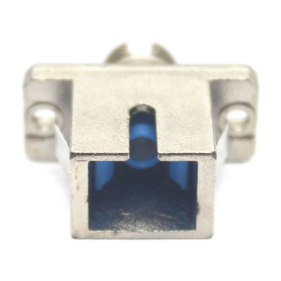 CATV System SC UPC to FC UPC Simplex Adapter in Metal Case with Flange