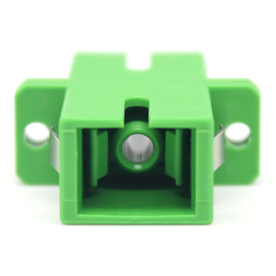 Single Mode Simplex Fiber Optic Adapter with Flange and Low Insertion Loss 0.2dB