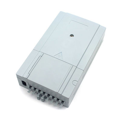 White Fiber Optic Distribution Box 24 SC Adapters Indoor For Wall Mount