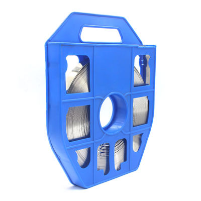 0.26/0.35/0.6/0.75mm Stainless Steel Banding Strap for Adjustable Length Pipes Fixing