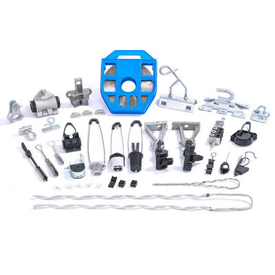 45g Stainless Steel Wire Clamp for Outdoor Fiber Optic Cable Clamp Type 1-2 Pair Drop