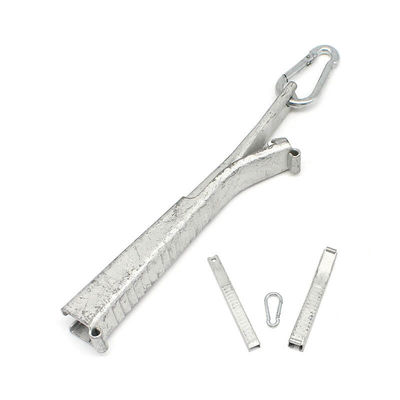 Corrosion Resistant Fiber Drop Wire Clamp Durable Arc Clip Wedge Type
