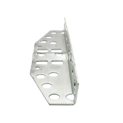 Hot Galvanized Steel Cross Arm Bracket Multiple Drop Wire Sliver For FTTH Pole