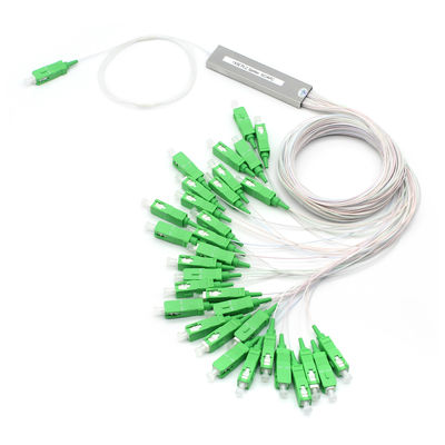 1x32 Mini Plc Splitter Module With 0.5m 1m 1.5m Length