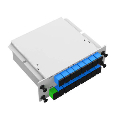 Cassette Type 1x4 Optical Splitter 1x16 PLC Splitter SC APC