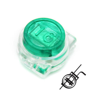 Gel Filled Green  Butt Connector Terminals Clear Plastic Case