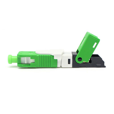 Pre-embeded SC/APC Fiber Optic Field Assembly Connector