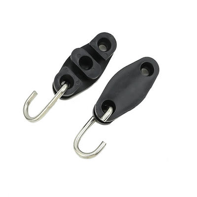 Outdoor Insulated Drop Wire Anchor Clamp ABS And Galvanised Steel