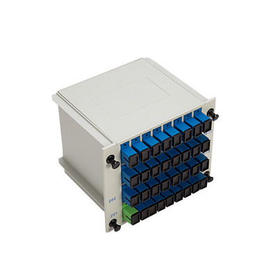 1:32 1.5m Fiber Optic PLC Splitter SC UPC Cassette Type in EPON BPON and GPON network