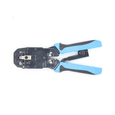 Industrial RJ-45 RJ-12 RJ-11 Crimping Tool with Stripper