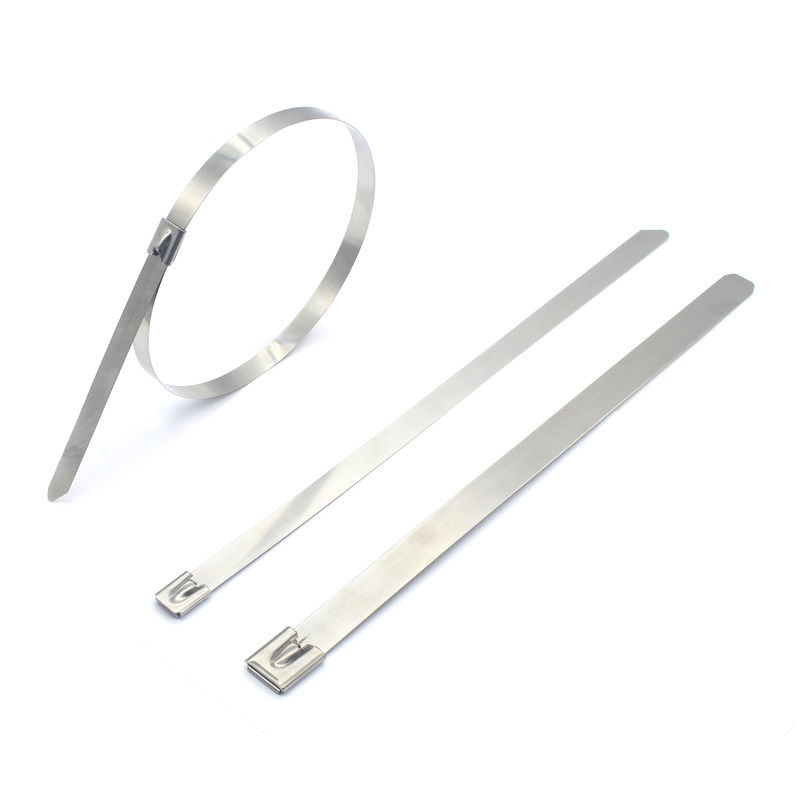 Anti-corrosion Ball Lock Cable Ties with Stainless Steel Material -80° to 538° C