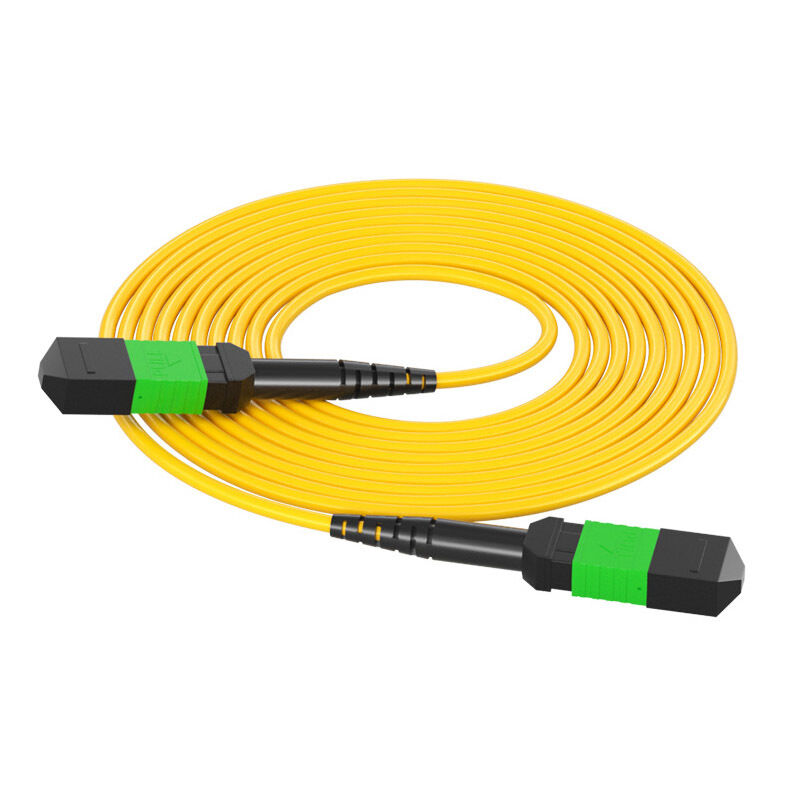 5G Telecommunication ≤0.5dB 8/12/24 Cores Single Mode MPO to MPO Fiber Patch Cord
