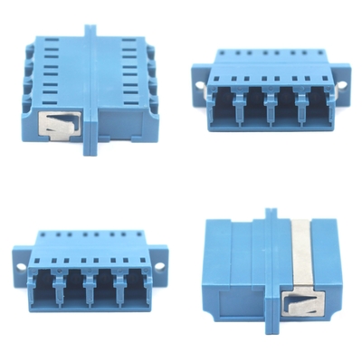 FTTH LC UPC оптический квадроплексный адаптер с прочностью фланца 0,2 дБ 500 циклов