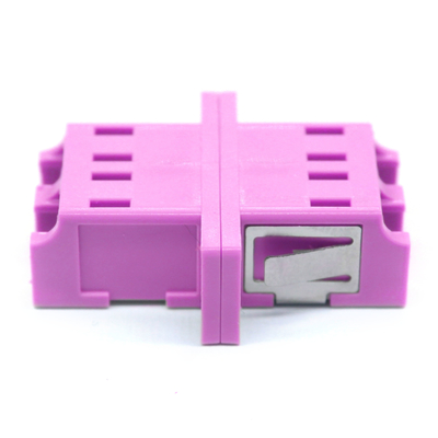 OM4 Apc Fiber Connector Multimode Duplex Adapter Network с фланцем