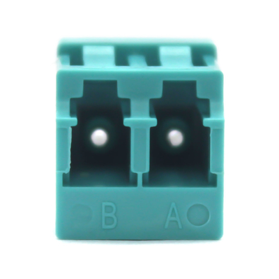 низкий тип LC PC OM3 Multimode Duplex Fiber Optic Adapter для испытания нагрузки ≥ 70 N Потеря вставки 0,2 дБ