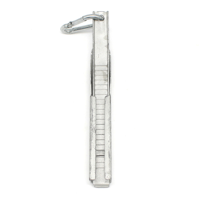 FTTH Telecom Outdoor Steel Drop Cable Tension Clamp 165*15*30мм и 57г для наружного использования