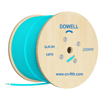 LSZH Sheath Multi Purpose Breakout Fiber Optic Cable for Indoor 2 Cores 12 Cores Long Distance GJFJHV Кабель из оптических волокон для внутренних помещений с двумя ядрами