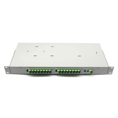 Рак тип 19 дюймов 1U 2U Волокно PLC Splitter SM CATV Система