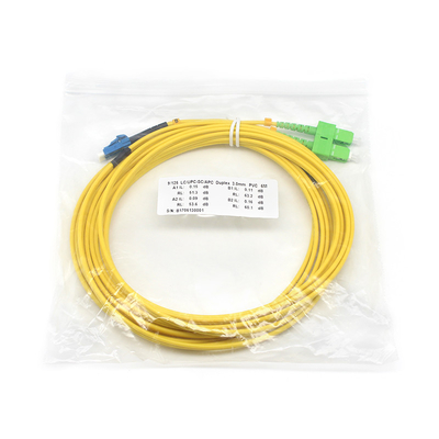 SC APC к LC UPC SM Duplex Fiber Optic Patch Cord для высокопроизводительных сетевых решений