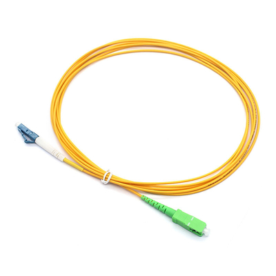 Симплекс 9/125μM St Fiber Patch Cable SC APC To LC UPC SM Сеть широкополосных волокон