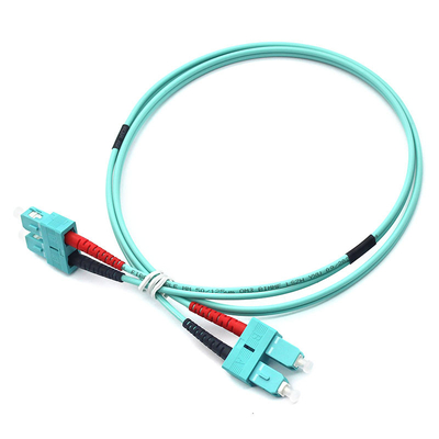 LSZH Duplex Fiber Optic Patch Cord SC PC к SC PC OM3 Мультимодный