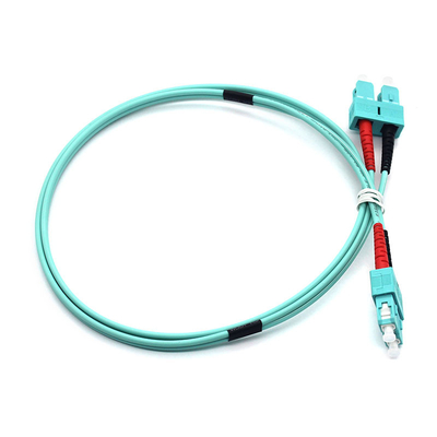 LSZH Duplex Fiber Optic Patch Cord SC PC к SC PC OM3 Мультимодный