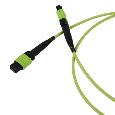 50/125 OM5 Mpo Fiber Jumper Mtp Mpo Fiber Patch Cable 3,0 мм ПВХ