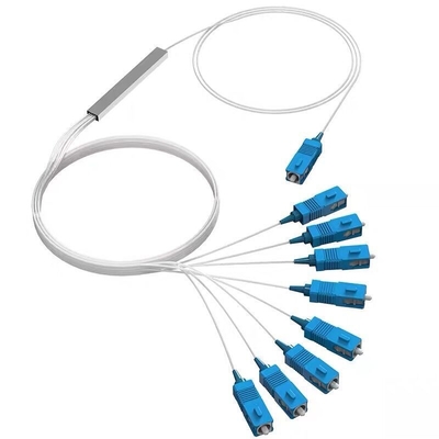PVC LSZH Fiber Optic PLC Splitter Mini Type 1m, 1.5m с соединителем SC UPC