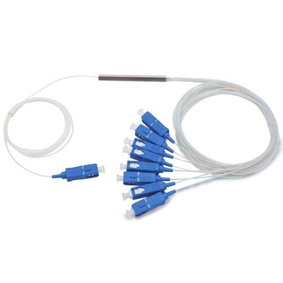 PVC LSZH Fiber Optic PLC Splitter Mini Type 1m, 1.5m с соединителем SC UPC