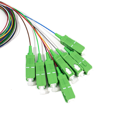 Волоконно-оптический 1X8 мини-PLC разделитель SC APC соединитель 0,9 мм, 1 М