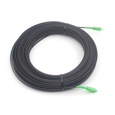 Внешний 2 * 5.0 мм FTTH SC APC Flat Drop Patch Cord одиночный режим с пластырем