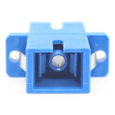 SC UPC Simplex Fiber Optic Adapter с фланцем с потерей вставки 0,2 дБ