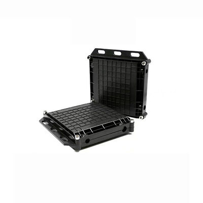 Мини квадратный тип оптоволоконного сплица закрытия коробки 2 в 2 для 12-24 ядра с ABS + ПК материала