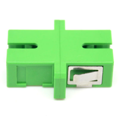 Однорежимный симплексный волокно-оптический адаптер с фланцем и низкой потерей вставки 0,2 дБ