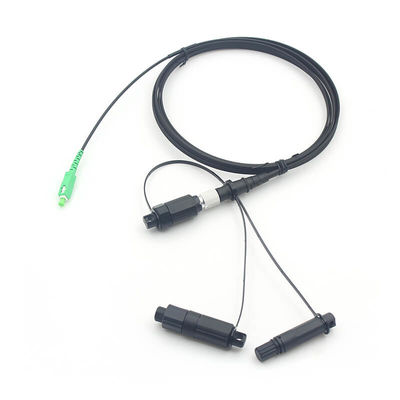 3-в-1 Fast Connector Pre-connectorized FTTH Drop Cable G657A2 SM