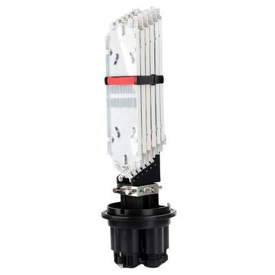 2 В 4 Внешние порты FTTH Splice Enclosure Вертикальная коробка с 144F вместимостью и 6 штук 24 ядра Splice поднос