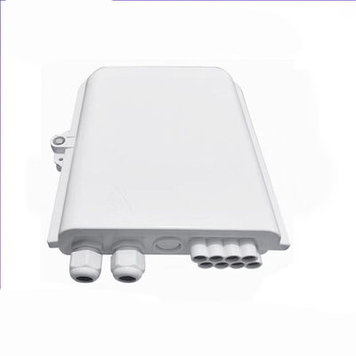 IP65 Водонепроницаемая 8-жильная волоконно-оптическая распределительная коробка из материала PC+ABS для сети FTTH