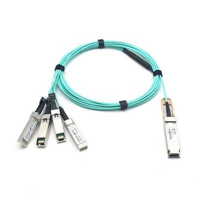 Активный оптический кабель OM3 100G QSFP28 на 4x25G SFP28 AOC длиной 70 м
