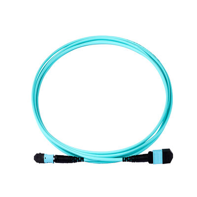 3.0mm MPO к MPO Fiber Optic Patch Cord с высокой скоростью 100Gbps, низкой потерей вставки ≤0,5dB и поддержкой многоядерных 8-44 волокон